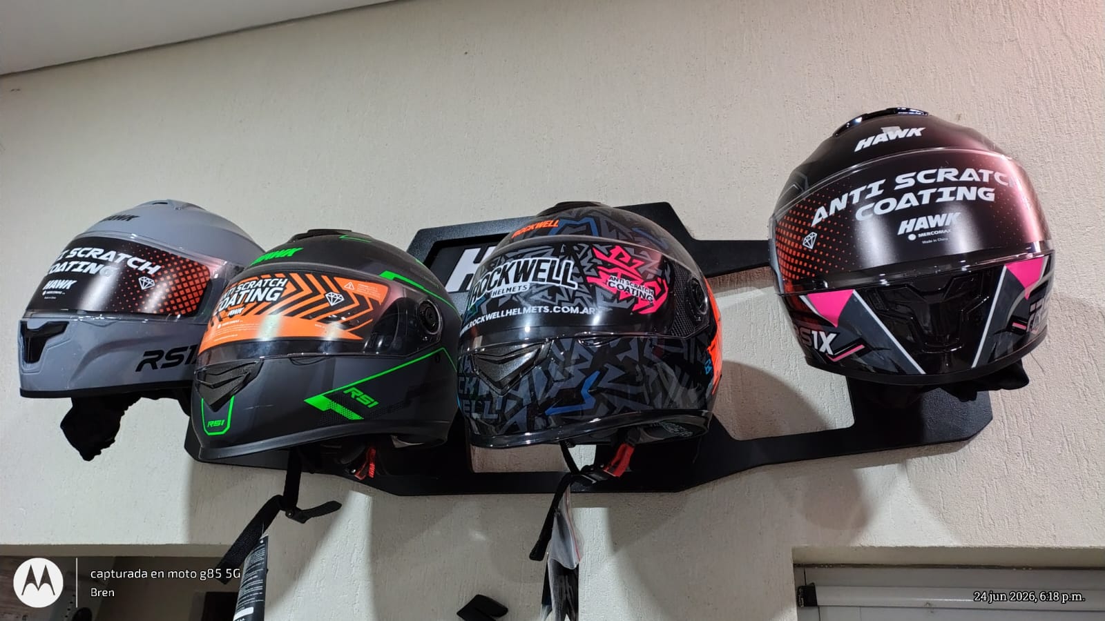 Interior del local MDA Motos