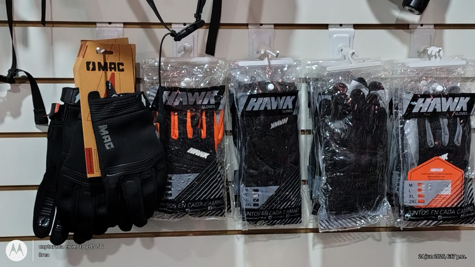Sector de accesorios MDA Motos
