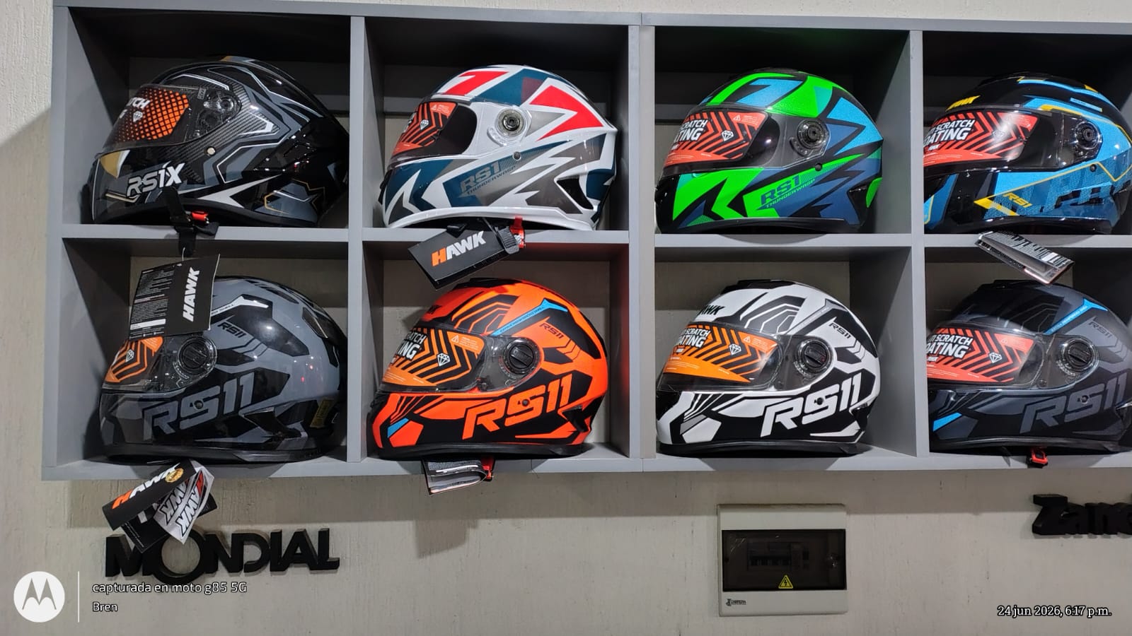 Frente del local MDA Motos