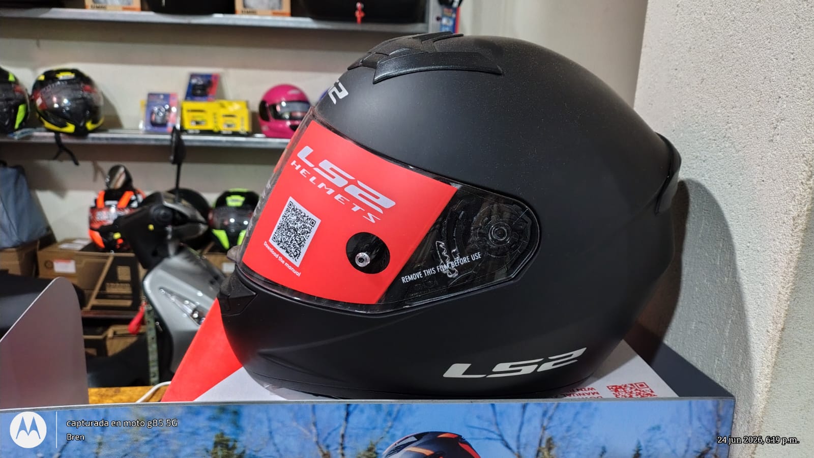 Frente del local MDA Motos