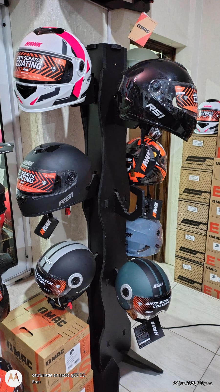 Frente del local MDA Motos