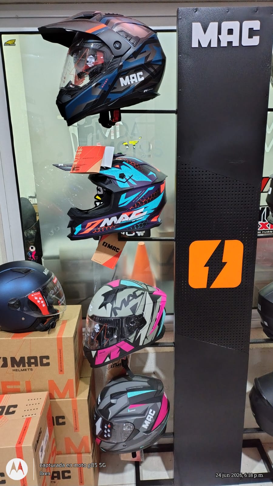 Frente del local MDA Motos
